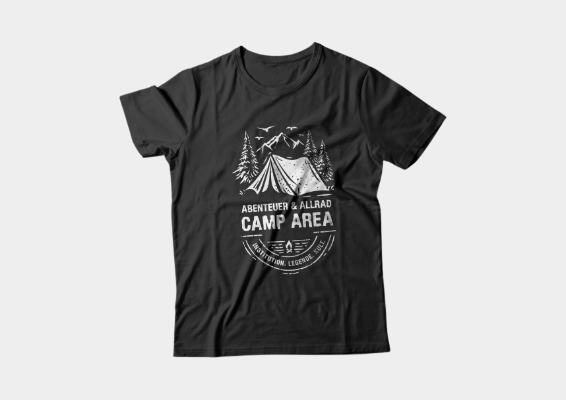 T-Shirt "Camp Area" - graphit